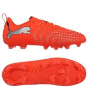 PUMA Future 9 Play FG/AG Unleashed - Glødende rød/PUMA White/PUMA Svar...