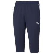 teamLIGA Training 3/4 Pants Peacoat-Puma White