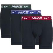 Nike Boxer Ultra Comfort Dri-FIT 3-Pakke - Svart/Navy/rød/Grønn