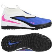 Nike Phantom 6 Academy High Cut TF Attack - Blå/Rosa/Hvit Barn