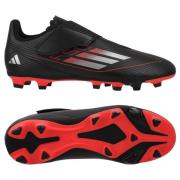 adidas F50 Club Borrelås FxG Stealth Victory - Svart/Metall/Lucid Red ...