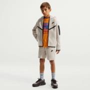 Nike Hettegenser NSW Tech Fleece FZ 24 - Krem/Svart Barn