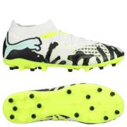 PUMA Future 9 Match MG Creativity - Gul/Mint/PUMA White/PUMA Svart