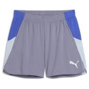 PUMA Treningsshorts IndividualBlaze - Gray Skies/Hvit/Blå Kvinner