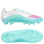 adidas F50 Messi Club FxG Aurora Radiante - Fottøy Hvit/Lucid Pink/Fla...