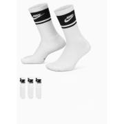 Nike Sokker Everyday Elevated 3-Pakke - Hvit/Svart