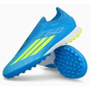 adidas F50 Pro Laceless TF Ice Cold Precision - Lucid Ray Blue/Gul/Lig...