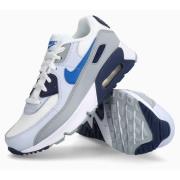 Nike Sneaker Air Max 90 Mesh - Hvit/Blå/Navy Barn